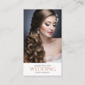 Foto Bruiloft Haar & Make-up Visitekaartje (Voorkant)