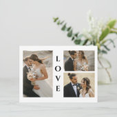 Foto bruiloft Hartelijk dank (Staand voorkant)