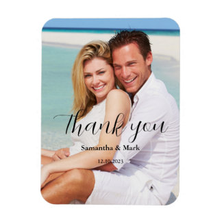 Foto bruiloft Hartelijk dank Magneet