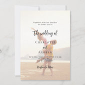 Foto bruiloft kaart (Voorkant)