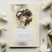 foto bruiloft Laurel Folie Uitnodiging