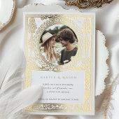 foto bruiloft Laurel Folie Uitnodiging