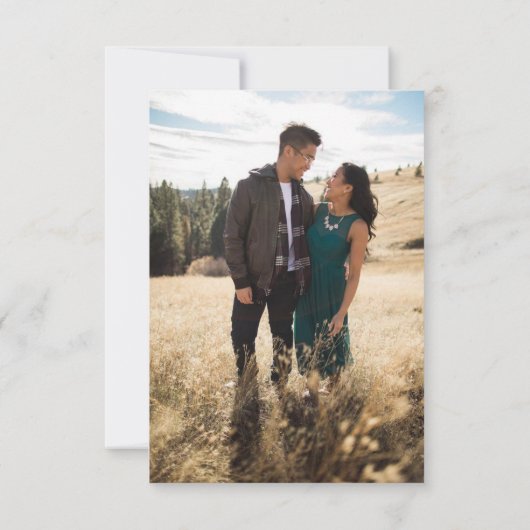 Foto bruiloft RSVP-kaart RSVP Kaartje (Achterkant)