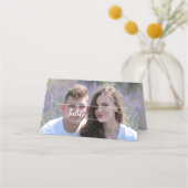 Foto Bruiloft Tafel Nummer Kaarten Plaatskaartje (Voorkant)