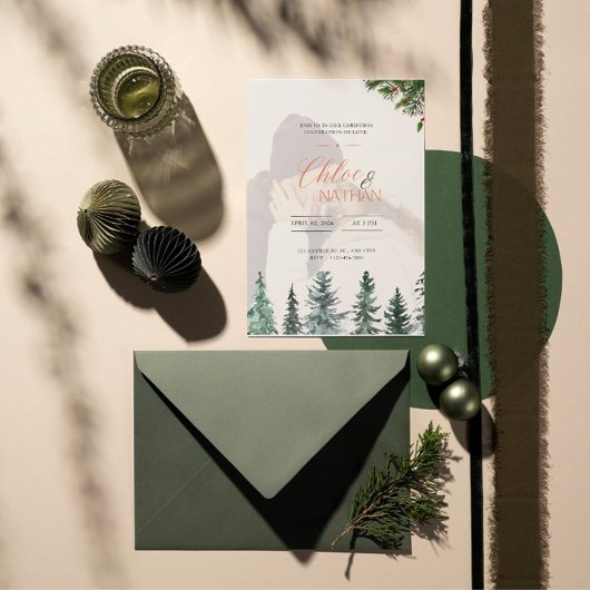 foto bruiloft uitnodiging