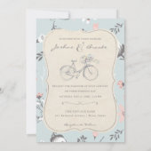 FOTO BRUILOFT UITNODIGING | fietsliefde (Achterkant)