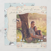 FOTO BRUILOFT UITNODIGING | fietsliefde (Voorkant / Achterkant)