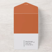 Foto bruiloft uitnodiging QR-code (Buitenkant)