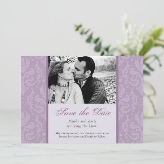 Foto bruiloft uitnodiging Sjabloon (Staand voorkant)