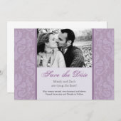 Foto bruiloft uitnodiging Sjabloon (Voorkant / Achterkant)