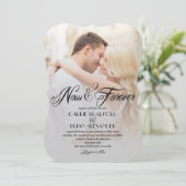 Foto-bruiloft-uitnodigingen Kaart (Staand voorkant)