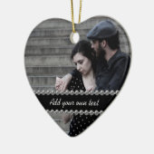 Foto-bruiloft/Verloving/Jubileum-versiering Keramisch Ornament (Links)