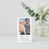 Foto bruiloft website Invoegen Kaart - Kies kleure (Staand voorkant)