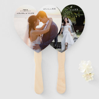 FOTO Bruiloft Welkom Hand Fan Handwaaier