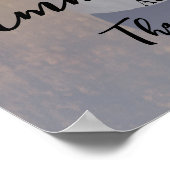 Foto bruiloft welkom teken elegant poster (Hoek)