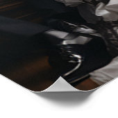 Foto bruiloft welkom teken elegante kalligrafie poster (Hoek)