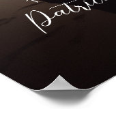 Foto bruiloft welkom teken moderne kalligrafie poster (Hoek)