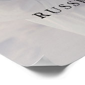 Foto bruiloft welkomstbord, moderne kalligrafie poster (Hoek)