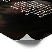 Foto bruiloft zitgrafiek elegant modern poster (Hoek)