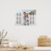 Foto bruiloft zitgrafiek, modern poster (Keuken)