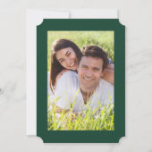 Foto Bruiloftsshower Laurierkrans Olijfblad Kaart (Achterkant)