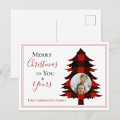 Foto Buffalo kerstboom Briefkaart (Voorkant / Achterkant)