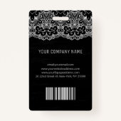 Foto Business ID en witte kant Badge (Achterkant)