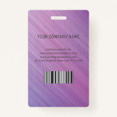 Foto Business ID op Stripes Badge (Achterkant)
