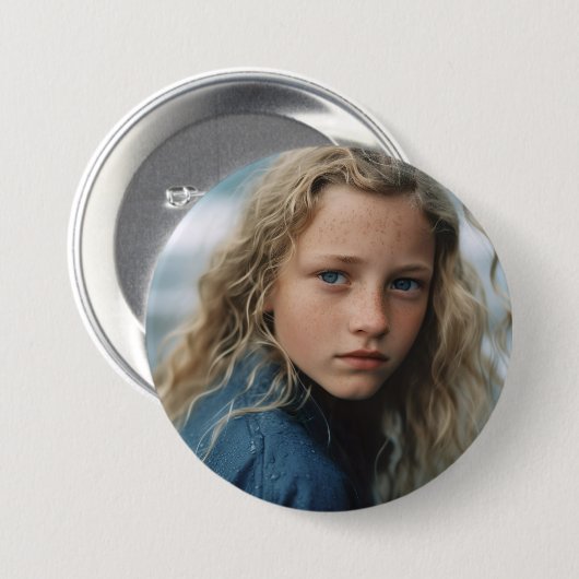 FOTO BUTTON CUSTOM LARGE (Voorkant /achterkant)