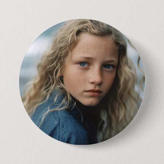 FOTO BUTTON CUSTOM LARGE (Voorkant)