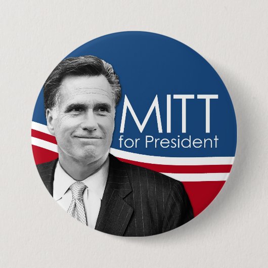 Foto Button - Mitt voor President (Voorkant)