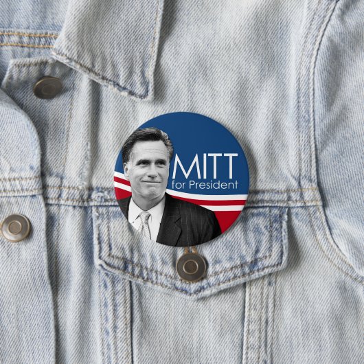 Foto Button - Mitt voor President (In situ)