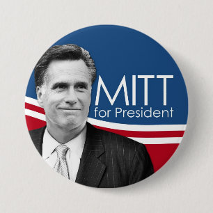 Foto Button - Mitt voor President