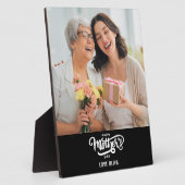 Foto Cadeau Happy Moederdag Fotoplaat (Zijkant)