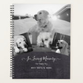 FOTO Cadeau ter nagedachtenis aan hond - Aandenken Planner (Voorkant)