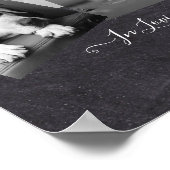 FOTO Cadeau ter nagedachtenis aan hond - Aandenken Poster (Hoek)