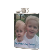Foto-cadeau Vaderdag drinkfles Heupfles (Links)