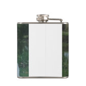 Foto-cadeau Vaderdag drinkfles Heupfles (Achterkant)