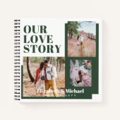 FOTO-cadeaus voor Passen getrouwd ONZE VERLICHTE V Notitieboek (Voorkant)