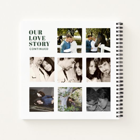 FOTO-cadeaus voor Passen getrouwd ONZE VERLICHTE V Notitieboek (Achterkant)