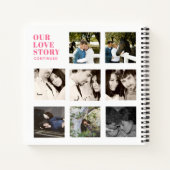 FOTO-cadeaus voor Passen getrouwd ONZE VERLICHTE V Notitieboek (Achterkant)