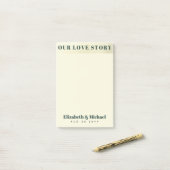 FOTO-cadeaus voor Passen getrouwd ONZE VERLICHTE V Post-it® Notes (Op bureau)