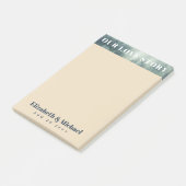 FOTO-cadeaus voor Passen getrouwd ONZE VERLICHTE V Post-it® Notes (Schuin)