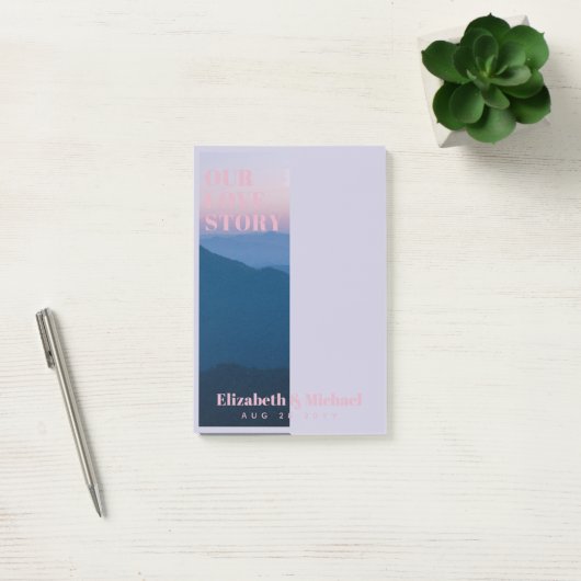 FOTO-cadeaus voor Passen getrouwd ONZE VERLICHTE V Post-it® Notes (Kantoor)