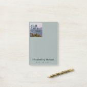 FOTO-cadeaus voor Passen getrouwd ONZE VERLICHTE V Post-it® Notes (Op bureau)