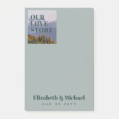 FOTO-cadeaus voor Passen getrouwd ONZE VERLICHTE V Post-it® Notes (Voorkant)