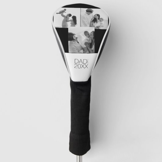 Foto Cadeaus voor Vader met Jaar van Oprichting Mo Golfheadcover (Voorkant)