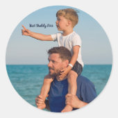 Foto Cadeaus voor Vader Sticker (Voorkant)