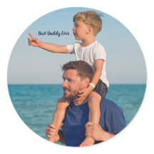 Foto Cadeaus voor Vader Sticker
