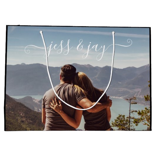 Foto-cadeautas Groot Cadeauzakje (Achterkant)